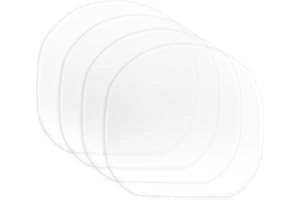 YJEMLE 4 Pcs Transparent Table Tennis Rackets Adhesive Protective Film Adhesive Protective Film for Table Tennis Rubber Protector Table Tennis Rackets Maintenance Cover Table Tennis Accessories B0DBYKNJ4Y