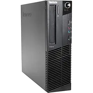 (Renewed) Lenovo Intel Core i3 4th Gen Desktop (4 GB RAM/ 250GB HDD/ Windows 10 Pro, MS Office/Intel Integrated Graphics, Black) ThinkCenter E73