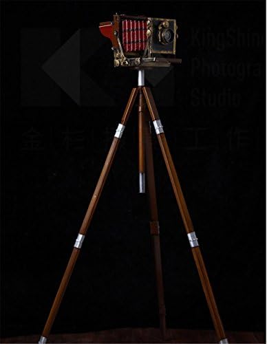 Xiuxiandianju Creative Antique Vintage Look Film Camera Iron Tripod Collectible Studio Gift Item