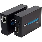 Hdmi G&ouml;r&uuml;nt&uuml; Aktarma, HDMI TO CAT5/CAT6, 60 Metre, Adapt&ouml;rl&uuml;, Extender,
