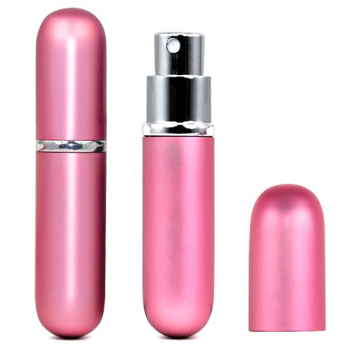 Outdoortips Easy Refill Travel Perfume Atomizer Spray Bottle Refillable Atomizer-Pink
