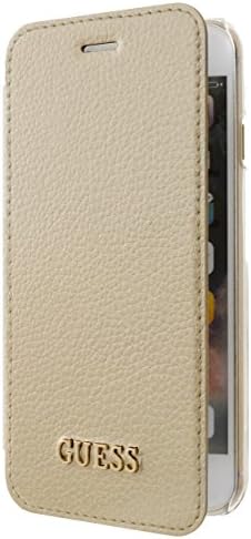 Guess Folio Case for iPhone 6 Plus/6S Plus/7 Plus/8 Plus Gold