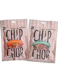 Chip Chops Dog Treats?Available in?Different Flavors?in Combo Packs (Chicken and Codfish Rolls and Sweet Potato Chicken)