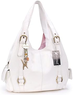 Leder Schultertasche 