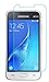 Produktbild (Packung mit 1) Samsung Galaxy J1 Mini Prime Panzerglasfolie, Echtglas Display Schutzfolie Abdeckung, Schutzfolie Schutzfolie Abdeckung, Schutzfolie Folie (verkleinerte Folien, aufgrund der Wölbung des Displays) "Tempered Glass" - 9H Hartglas panzerfolie Cover für Samsung Galaxy J1 Mini Prime Displayfolien Crystal Clear Packs+ Poliertuch & Karte