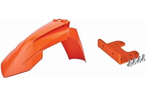 Polisport PARAFANGO ANTERIORE Arancione 14x29x8 cm per Dirt Bike