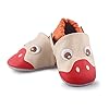 Cartoonimals-Scarpe-bimbo-beb-primi-passi-Unisex-prima-infanzia-antiscivolo-Suola-in-Pelle-Ducky