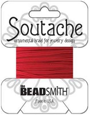 Soutache Braided Cord 3mm Red Qty 1