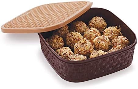 SHOPATHON INDIA Titan Multi-Utility and Kitchen Storage Box Container Gift Box - 7.5 x 7.5 Inch