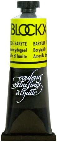 Blockx Baryte Yellow Oil Paint, 35ml Tube