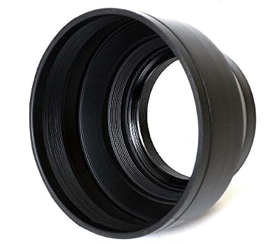 BlueBeach® 67mm 3 dans une Caoutchouc Paresoleil pour Canon Nikon Olympus Sony Pentax Leica