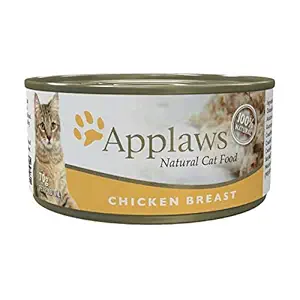 Applaws Cat Wet Food 70g Chicken Breast in Broth (Pack of 24)