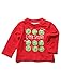 M&Co Baby Long Sleeve Festive Christmas Little Sprout Slogan Print Casual Cotton Top Red 12/18 Mnth