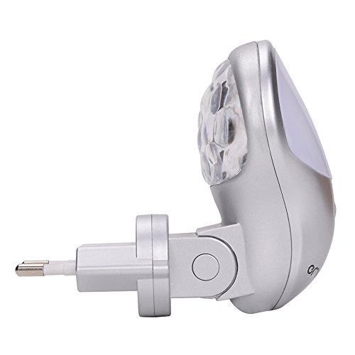 Emotionlite LED Nachtlicht mit Dämmerungssensor Mehrfarbig Projektor Plug in Kinder Nachtlicht Sehr gut für Kinderschlafzimmer Badezimmer Flur Treppenaufgang Korridor Schrank oder ein dunkles Zimmer - 3