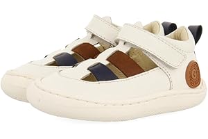 GIOSEPPO Sandales Blanches DE Style CANGREJERAS avec Accents DE Couleur ET Fermetures Ajustables pour BÉBÉ POREC
