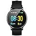 Produktbild Muium G6 Smart Watch Sport Fitness IP67Aktivität Herzfrequenz Tracker Blutdruck Uhr mit Schlafmonitor Schrittzähler Kalorienzähler für Kinder Damen Herrn (Schwarz)