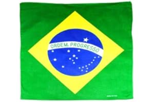 TREND-WORLD Bandana brésil (Alsino ba-07) déguisement brésilien unisex homme femme fille garçon de qualité supérieure 100% coton, environ 54 x 54 cm foulard zandana écharpe accessoire vêtement vacances d'été