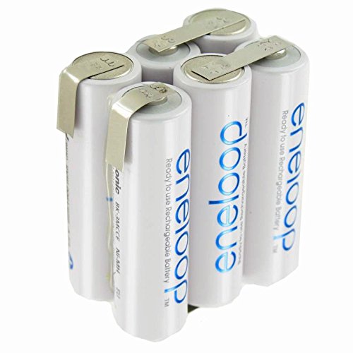 eneloop 7.2 Volt AkkuPack F2x3 6/BK-3MCCE mit Lötfahne