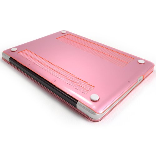 Incutex Notebookhülle für Apple Macbook Pro 13″ Zoll !!!Retina!!!, Hardcase, Schutzcase, Etui, Transparent Pink - 6