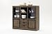 Produktbild Dreams4Home Highboard 'Fin' Recycling Kiefer Antik braun lackiert, Massivholz, Sideboard, Anrichte, Wohnelement, Wohnzimmer, Antiklook, Landhausstil, Breite 163 cm