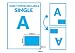 Produktbild Packung mit 100 Blatt - A4 integrierte Label - 110mm x 80mm - Ideal Ersatz für Ebay und Amazon Packzettel.
