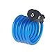 Produktbild nelnissa 1,4 m/4.6 'Fahrrad Sicherheit Stahldraht Kette Lock Mountain Bike Lock (blau)