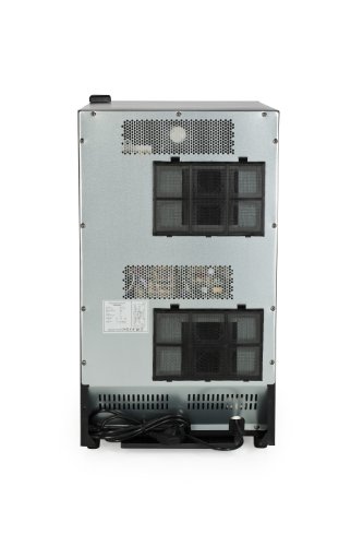 Amstyle Design Weinkühlschrank 2 Temperaturzonen Klima-Zonen Schwarz 48 Liter 18 Flachen Getränkekühlschrank 8-18°C Weinkühler Weinklimaschrank Glastür Freistehend Rot & Weißwein Höhe 64cm (EEK: C) - 12