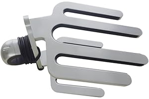 hzexun Wakeboard Rack, Polished Aluminum Wakeboard Rack for Tower Boat, Wakeboarding Tower Rack Holder for Boat