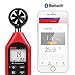 Produktbild Digital Windmessgerät Anemometer Thermometer Bluetooth-Anemometer Handheld-Mini-Digitalanemometer mit Thermometer und Max / Min für Wetterdatenerfassung und Outdoor-Sport Windsurfing-Segeln mit Hinter