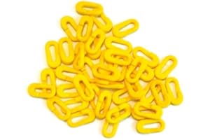 CreativeMinds UK Precision Training Football Easy Goal/Net Clips Yellow Pack of 80