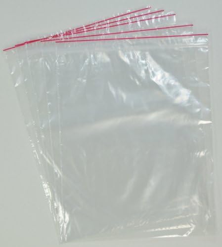 Zip Seal with Hole 45 MΜ Transparent 250 x 300 mm Plastic Bags with Hole Gleitvers Lock 100 cm