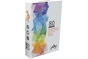 OLIVERIK Papel multiusos para impresora A4 80gsm (PAQUETE 500 HOJAS)