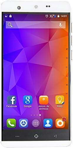 Triton White 5.1 4G Android Mobile Phone, Dual SIM, Unlocked, 12.7 cm (5 'wevool] Quad Core 13.0MP 5.0MP, 2GB/16GB
