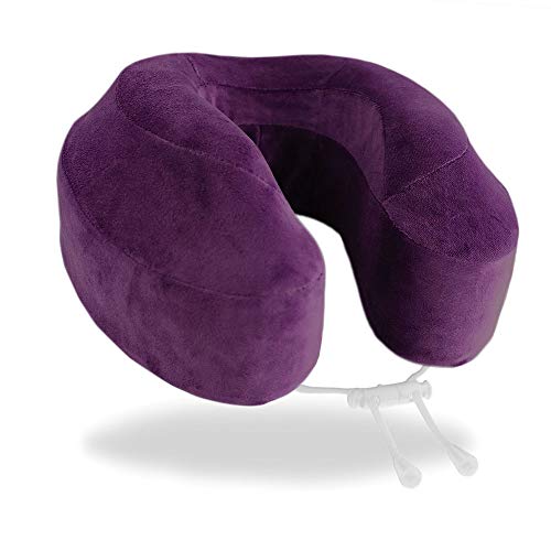 Cabeau Evolution Classic Memory Foam Travel Neck Pillow - Plum...