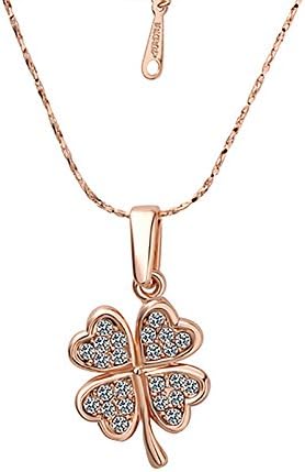 Gilded necklace - Omen - Pink Gilged jewellery with 18K pink gold gilt Low price gift for woman Jewelry