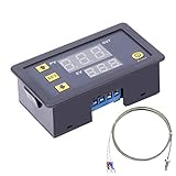 【Weite Temperaturbereich Messung】Temperatur der sondenmessung: -60 bis 500 Grad Celsius. Temperaturbereich regeln: 60 bis 500 Grad Celsius.