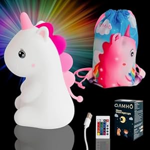 AMHÖ Luz Nocturna Infantil Unicornio