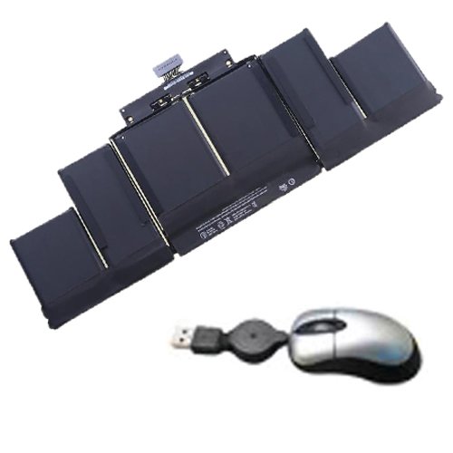amsahr A1494-05 Ersatz Batterie für Apple Macbook Pro 38,1 cm (15 Zoll) A1398 Late 2013 Retina, ME293 - Umfassen Mini Optische Maus schwarz