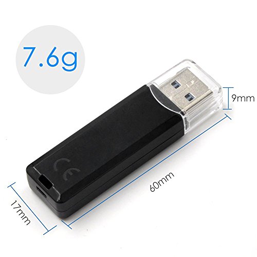 Kartenleser, 2-in-1 USB 3.0 Kartenleser Kartenlesegerät mit zwei TF/SD Kartenslots für SDHC/SDXC and microSDHC/microSDXC cards - 3