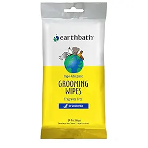 Earthbath All Natural Hypo-Allergenic Grooming Wipes, 28-Count Travel Pack