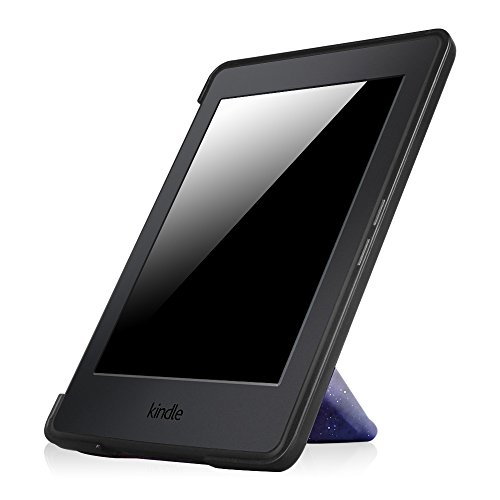 Fintie Hülle für Kindle Paperwhite – [Origami Serie] Leichte Multi-Winkel Stand Cover mit Auto Wake / Sleep Funktion für den neuen Kindle Paperwhite 2016 (mit 300 ppi-Display, 6 Zoll, und integrierter Beleuchtung) und alle Modelle von 2012, 2013, 2014, 2015 (Z -Die Galaxie) - 6