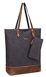 1.Die Vintage Canvas Tasche ist aus hochwertigem, langlebigem Canvas gefertigt. Es ist eine geräumige Tasche, die mit 18 oz Leinwand Material gefertigt wurde. Sein vielseitiges Styling umfasst Ledergriffe, die an einer automatischen Nähmaschine für zusätzliche Unterstützung beim Tragen von schwerem Gewicht genäht werden. Die Leinwand ist weich und langlebig. Dies ist eine lässige, klassische und wunderschöne Einkaufstasche.