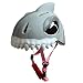 Produktbild Tiger Hai Esel Outdoor Sports Bicycle Cycling Bike Helmets Protective Gear Toddler Child Children Kids Safety Helmet Kind Fahrrad Helm with Tail Warning Light for Boy Girl Student Pupil Age 3-8 (grau)