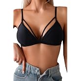 Angelsin Metal Kop&ccedil;alı Şık Bikini &Uuml;st&uuml; (&Ccedil;ıkartılabilir Kaplı)