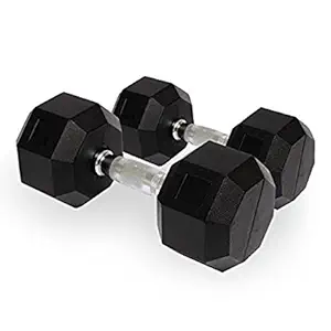 Bodyfit Fitness 2.5Kg Pair Hex Dumbbells(2.5Kg X 2Pcs).