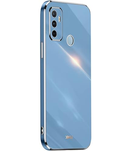 DOINK Cover Con Vetro Sfumato Per Oppo A53/A53S – Custodia In Vetro Temperato + TPU, Colore 5