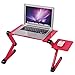 Produktbild Computertisch Einstellbare Tragbare Laptop Tischständer Schlafsofa Bett Tablett Computer Schreibtisch Laptop Notebook Schreibtisch Bett Tisch Büro Heimtische für das Home Office (Farbe : Red)