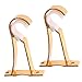 Produktbild 2PCS Vorhang Rod Brackets Roman Style Rod Drapierung Pole Holder Aluminiumlegierung - Gold