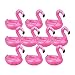 Produktbild AcserGery Aufblasbarer Getränkehalter PVC Flamingo Schwimmender Bierhalter Getränke Dosenhalter Flaschenhalter Getränkehalter für Schwimmbad Strand 10 Stück - Rosa (Rosa)