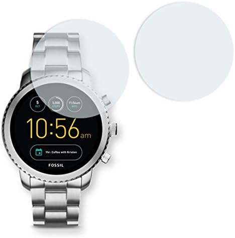 2x Golebo Crystal Clear screen protector for Fossil Q Explorist 3. Gen - (Transparent screen protector, Air pocket free application, Easy to remove)